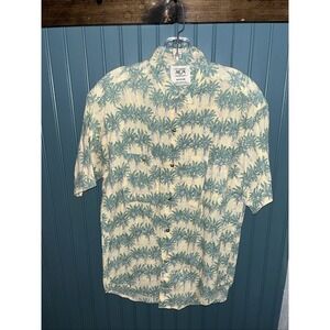 Vintage ACA 557 Acapulco Joe Multi color Shark Cotton Shirt Medium Hawaiian